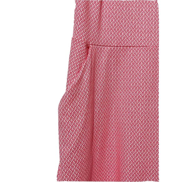 New York & Co. Size M Pink 100% Cotton Fit N Flare Sleeveless Dress W/ Pockets - Picture 3 of 10